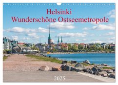 Helsinki - Wunderschöne Ostseemetropole (Wandkalender 2025 DIN A3 quer), CALVENDO Monatskalender