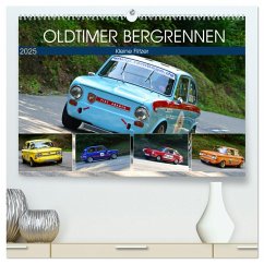 OLDTIMER BERGRENNEN - Kleine Flitzer (hochwertiger Premium Wandkalender 2025 DIN A2 quer), Kunstdruck in Hochglanz