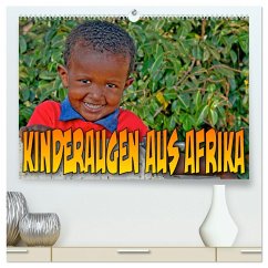 Kinderaugen aus Afrika (hochwertiger Premium Wandkalender 2025 DIN A2 quer), Kunstdruck in Hochglanz - Calvendo;stegen, joern