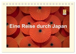 Eine Reise durch Japan (Tischkalender 2025 DIN A5 quer), CALVENDO Monatskalender