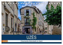 Uzés - Charmante Kleinstadt im Gard (Tischkalender 2025 DIN A5 quer), CALVENDO Monatskalender
