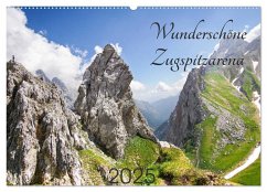 Wunderschöne Zugspitzarena (Wandkalender 2025 DIN A2 quer), CALVENDO Monatskalender