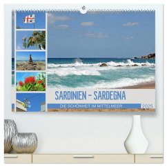 SARDINIEN - SARDEGNA (hochwertiger Premium Wandkalender 2025 DIN A2 quer), Kunstdruck in Hochglanz - Calvendo;Junghanns, Konstanze