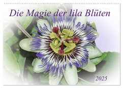 Die Magie der lila Blüten (Wandkalender 2025 DIN A2 quer), CALVENDO Monatskalender