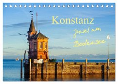 Konstanz - Juwel am Bodensee (Tischkalender 2025 DIN A5 quer), CALVENDO Monatskalender