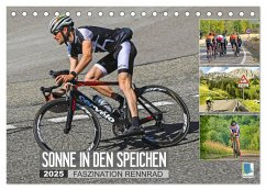 Sonne in den Speichen - Faszination Rennrad (Tischkalender 2025 DIN A5 quer), CALVENDO Monatskalender - Calvendo