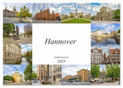 Hannover Stadtansichten (Tischkalender 2025 DIN A5 quer), CALVENDO Monatskalender - Calvendo;Meutzner, Dirk