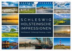 Schleswig-Holsteinische Impressionen (Wandkalender 2025 DIN A4 quer), CALVENDO Monatskalender - Calvendo;Kuhr, Susann