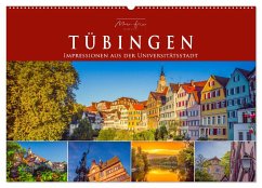 Tübingen - Impressionen aus der Universitätsstadt (Wandkalender 2025 DIN A2 quer), CALVENDO Monatskalender