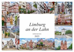Limburg an der Lahn Impressionen (Tischkalender 2025 DIN A5 quer), CALVENDO Monatskalender