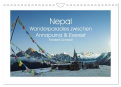 Nepal - Wanderparadies zwischen Annapurna & Everest (Wandkalender 2025 DIN A4 quer), CALVENDO Monatskalender - Calvendo;Schwall, Frederik