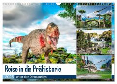 Reise in die Prähistorie - unter den Dinosauriern (Wandkalender 2025 DIN A3 quer), CALVENDO Monatskalender - Calvendo;Gaymard, Alain