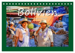 Bolivien - Marktimpressionen (Tischkalender 2025 DIN A5 quer), CALVENDO Monatskalender - Calvendo;Hackstein, Bettina