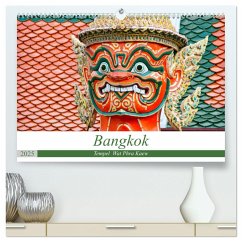 Bangkok - Tempel Wat Phra Kaew (hochwertiger Premium Wandkalender 2025 DIN A2 quer), Kunstdruck in Hochglanz
