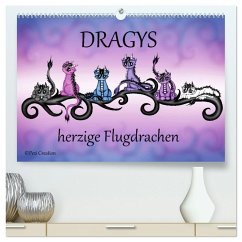 Dragys - herzige Flugdrachen (hochwertiger Premium Wandkalender 2025 DIN A2 quer), Kunstdruck in Hochglanz