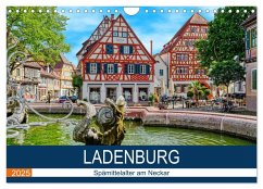 Ladenburg - Spätmittelalter am Neckar (Wandkalender 2025 DIN A4 quer), CALVENDO Monatskalender
