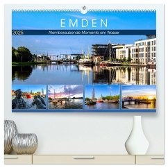 EMDEN Atemberaubende Momente am Wasser (hochwertiger Premium Wandkalender 2025 DIN A2 quer), Kunstdruck in Hochglanz