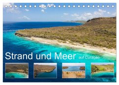 Strand und Meer auf Curaçao (Tischkalender 2025 DIN A5 quer), CALVENDO Monatskalender