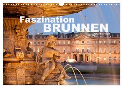 Faszination Brunnen (Wandkalender 2025 DIN A3 quer), CALVENDO Monatskalender