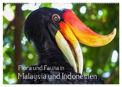 Flora und Fauna in Malaysia und Indonesien (Wandkalender 2025 DIN A2 quer), CALVENDO Monatskalender