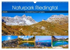 Naturpark Riedingtal (Wandkalender 2025 DIN A3 quer), CALVENDO Monatskalender