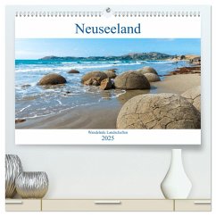 Neuseeland - Wandelnde Landschaften (hochwertiger Premium Wandkalender 2025 DIN A2 quer), Kunstdruck in Hochglanz - Calvendo;pixs:sell