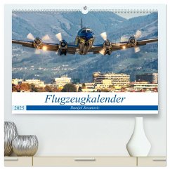 Flugzeugkalender (hochwertiger Premium Wandkalender 2025 DIN A2 quer), Kunstdruck in Hochglanz - Calvendo;Jovanovic, Danijel