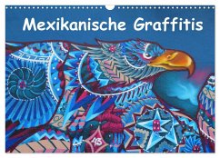 Mexikanische Graffitis (Wandkalender 2025 DIN A3 quer), CALVENDO Monatskalender