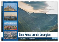 Eine Reise durch Georgien (Wandkalender 2025 DIN A2 quer), CALVENDO Monatskalender