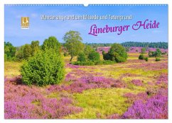 Lüneburger Heide - Wanderung rund um Wilsede und Totengrund (Wandkalender 2025 DIN A2 quer), CALVENDO Monatskalender