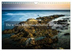 Die wilden Küstenlandschaften der Bretagne (Wandkalender 2025 DIN A4 quer), CALVENDO Monatskalender