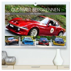 OLDTIMER BERGRENNEN - OPEL AM START (hochwertiger Premium Wandkalender 2025 DIN A2 quer), Kunstdruck in Hochglanz