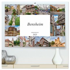 Bensheim Impressionen (hochwertiger Premium Wandkalender 2025 DIN A2 quer), Kunstdruck in Hochglanz