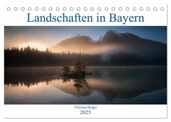 Bayerische Landschaften (Tischkalender 2025 DIN A5 quer), CALVENDO Monatskalender - Calvendo;Ringer, Christian