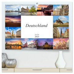 Deutschland Ansichten (hochwertiger Premium Wandkalender 2025 DIN A2 quer), Kunstdruck in Hochglanz