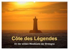 Côte des Légendes An der wilden Westküste der Bretagne (Wandkalender 2025 DIN A2 quer), CALVENDO Monatskalender