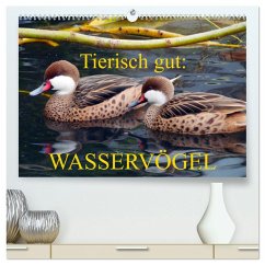 Tierisch gut: Wasservögel (hochwertiger Premium Wandkalender 2025 DIN A2 quer), Kunstdruck in Hochglanz