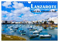 Lanzarote - Land der schwarzen Erde (Wandkalender 2025 DIN A4 quer), CALVENDO Monatskalender