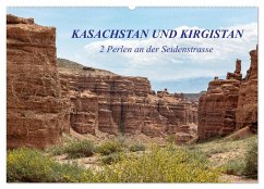 Kasachstan und Kirgistan (Wandkalender 2025 DIN A2 quer), CALVENDO Monatskalender