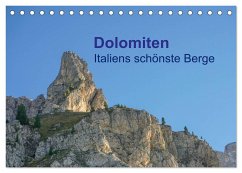 Dolomiten Italiens schönste Berge (Tischkalender 2025 DIN A5 quer), CALVENDO Monatskalender