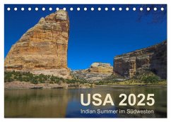 USA 2025 - Indian Summer im Südwesten (Tischkalender 2025 DIN A5 quer), CALVENDO Monatskalender - Calvendo;Zimmermann, Frank