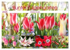 Bunter Tulpengarten (Wandkalender 2025 DIN A3 quer), CALVENDO Monatskalender