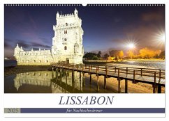 LISSABON für Nachtschwärmer (Wandkalender 2025 DIN A2 quer), CALVENDO Monatskalender