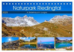 Naturpark Riedingtal (Tischkalender 2025 DIN A5 quer), CALVENDO Monatskalender