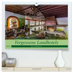 Vergessene Landhotels (hochwertiger Premium Wandkalender 2025 DIN A2 quer), Kunstdruck in Hochglanz