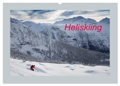 Heliskiing (Wandkalender 2025 DIN A2 quer), CALVENDO Monatskalender