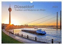 Düsseldorf - Tradition und Moderne am Rhein (Wandkalender 2025 DIN A3 quer), CALVENDO Monatskalender