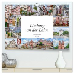 Limburg an der Lahn Impressionen (hochwertiger Premium Wandkalender 2025 DIN A2 quer), Kunstdruck in Hochglanz - Calvendo;Meutzner, Dirk