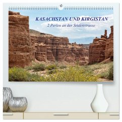 Kasachstan und Kirgistan (hochwertiger Premium Wandkalender 2025 DIN A2 quer), Kunstdruck in Hochglanz