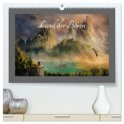 Land der Bären (hochwertiger Premium Wandkalender 2025 DIN A2 quer), Kunstdruck in Hochglanz